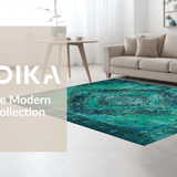 Elegant Light Blue Floral Design(Blue)