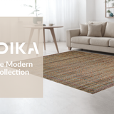 Ultra Soft Area Rug, Non Slip, Stain Resistant, Washable Area Rugs for Living Room, Bedroom, Elegant Soft Textured Decor Accent(Brown)