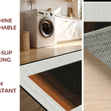 Ultra Soft Area Rug, Non Slip, Stain Resistant, Washable Area Rugs for Living Room, Bedroom, Luxe Cozy Farmhouse Vibe(Brown)