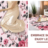 Ultra Soft Area Rug, Non Slip, Stain Resistant, Washable Area Rugs for Living Room, Bedroom, Playful Flower Petal Arrangement(Pink)