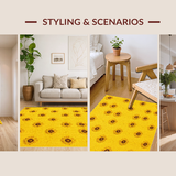 Charming Handwoven Sunflower Design(Yellow)