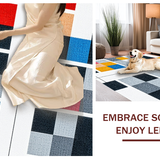 Ultra Soft Area Rug, Non Slip, Stain Resistant, Washable Area Rugs for Living Room, Bedroom, Playful Gray Abstract Pattern(Gray)