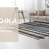 Ultra Soft Area Rug, Non Slip, Stain Resistant, Washable Area Rugs for Living Room, Bedroom, Striped Symphony Area Rug(Gray)