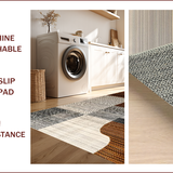 Ultra Soft Area Rug, Non Slip, Stain Resistant, Washable Area Rugs for Living Room, Bedroom, Contemporary Textured Hide Design(Beige)