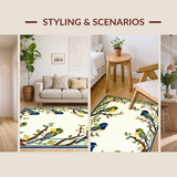 Charming Abstract Foliage and Fauna(Ivory)