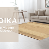 Ultra Soft Area Rug, Non Slip, Stain Resistant, Washable Area Rugs for Living Room, Bedroom, Trendy Subtle Geometric Arrangement(Beige)