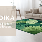 Stylish Fresh Leafy Print(Green)