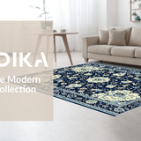 Artistic Vintage Patterned Flourish(Blue)