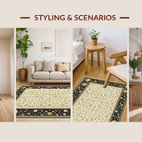 Luxurious Vintage Geometric Arrangement(Black)