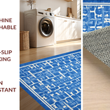 Ultra Soft Area Rug, Non Slip, Stain Resistant, Washable Area Rugs for Living Room, Bedroom, Stylish Kids Bathroom Rug With Playful Bow And Aesthetic Appeal(Blue)