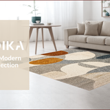 Ultra Soft Area Rug, Non Slip, Stain Resistant, Washable Area Rugs for Living Room, Bedroom, Abstract Modern Low Pile(Gray)