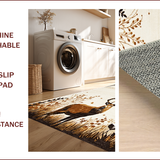 Ultra Soft Area Rug, Non Slip, Stain Resistant, Washable Area Rugs for Living Room, Bedroom, Luxurious Anti-Skid Beige Rug for Elegant Living Room Spaces(Beige)