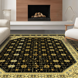 Minimalist Black Tiled Geometric Aesthetic(Black)