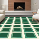 Stylish Circular Retro Geometry(Green)