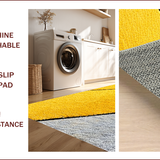 Ultra Soft Area Rug, Non Slip, Stain Resistant, Washable Area Rugs for Living Room, Bedroom, Bright Yellow Non-Shedding Playroom Rug(Yellow)