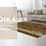 Luxurious Colorful Wild Print Design(Black)