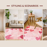 Chic Red Pink Symmetry(Red)