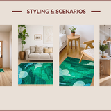 Colorful Playful Earth Motif Aesthetic(Green)
