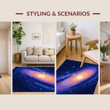 Futuristic Outer Space Motif(Blue)