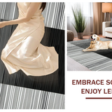 Chic Abstract Monochrome Elegance(Black)
