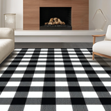 Chic Minimalist Plaid Design(Black)