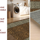 Ultra Soft Area Rug, Non Slip, Stain Resistant, Washable Area Rugs for Living Room, Bedroom, Elegant Warm Toned Animal Design(Brown)