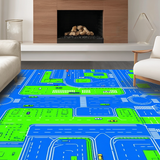Vibrant Urban Adventure Design(Blue)