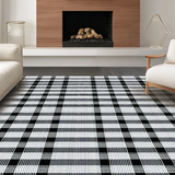 Elegant Striped Black and White Aesthetic(Black)