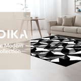 Stylish Modern Abstract Arrangement(Black)