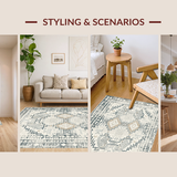 Lavish Earthy Geometric Vibes(Gray)
