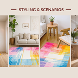 Fluid Hued Linear Motif(Pink)