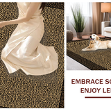 Ultra Soft Area Rug, Non Slip, Stain Resistant, Washable Area Rugs for Living Room, Bedroom, Artistic Earthy Toned Print(Brown)