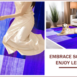 Ultra Soft Area Rug, Non Slip, Stain Resistant, Washable Area Rugs for Living Room, Bedroom, Modern Geometric Trellis Aesthetic(Purple)