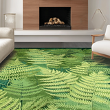 Elegant Deep Fern Textured Aesthetic(Green)