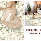 Cozy Hand Hooked Country Motif(Beige)