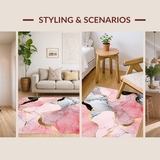 Contemporary Abstract Pink Black(Pink)
