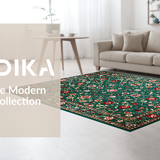 Intricate Floral Tapestry Design(Green)
