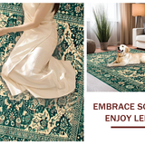 Artful Retro Leafy Composition(Green)