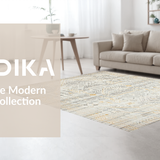 Ultra Soft Area Rug, Non Slip, Stain Resistant, Washable Area Rugs for Living Room, Bedroom, Artistic Light Toned Elements(Gray)