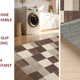 Elegant Toned Checkered Motif(Beige)