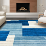 Artistic Modern Blue Tones Design(Blue)