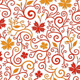 Autumn Harvest Scroll Machine Area Floor(Red)