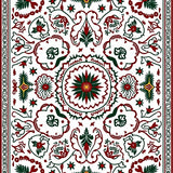 Whimsical Holiday with Interlocking Festive Icons(White)