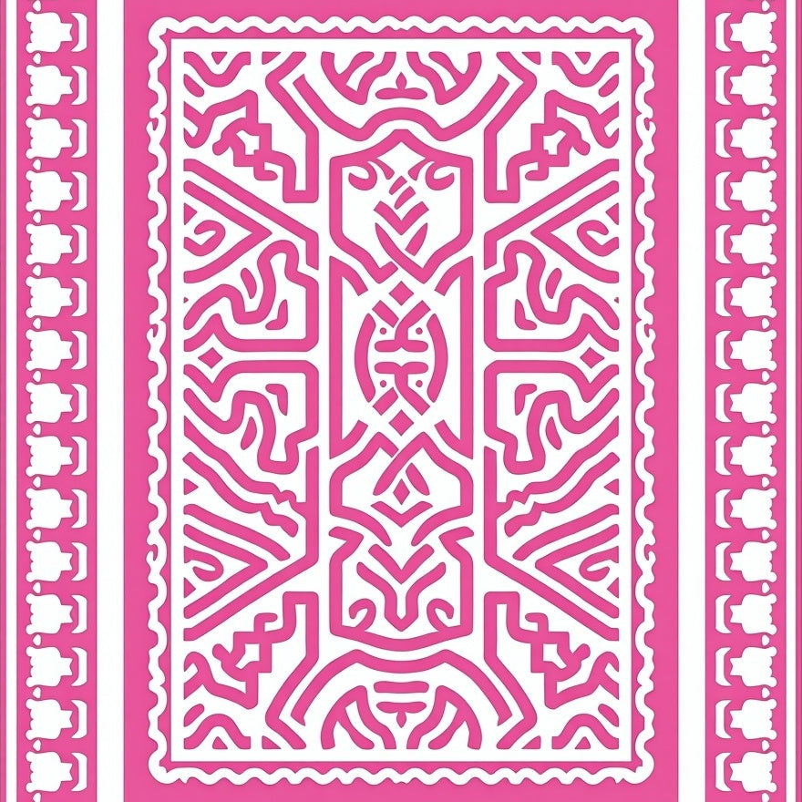 Deluxe Braided Interlocking Maze Ultrasoft (Pink) - ODIKA
