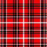 Festive Tartan Style Welcome with Classic Crosshatch(Red)