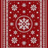 Joyful Winter Wonderland Decorative Surface(Red)