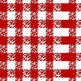 Buffalo Check Holiday Doormat with Festive Gingham Design(Red)