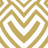 Abstract Minimalist Herringbone Scandinavian Contemporary (Gold)