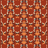 Rustic Sunset Lattice(Brown)