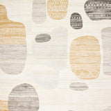 Boho Inspired Area Beige Floor(Beige)